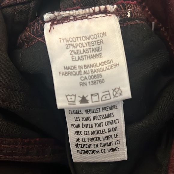 Burgandy/Plum skinny jeans‎ - Picture 8 of 9